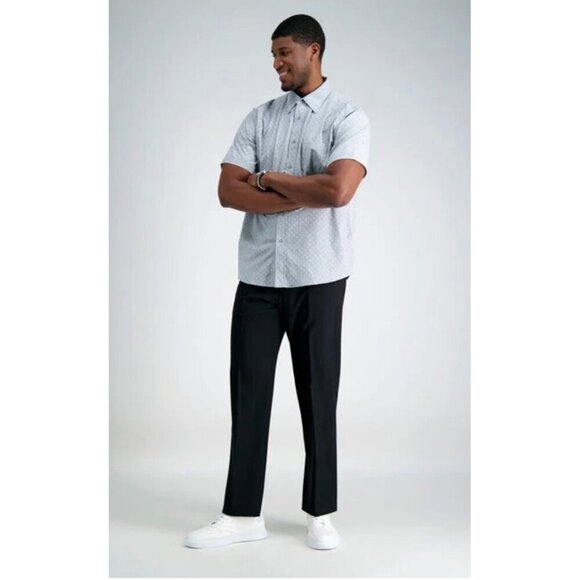 Haggar Premium Comfort Straight Fit Dress Pant Flat Big & Tall 44Wx29L NWT - Picture 1 of 6